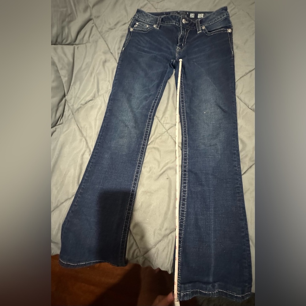 Miss Me Embellished Blue Jeans - Picture 4 of 8